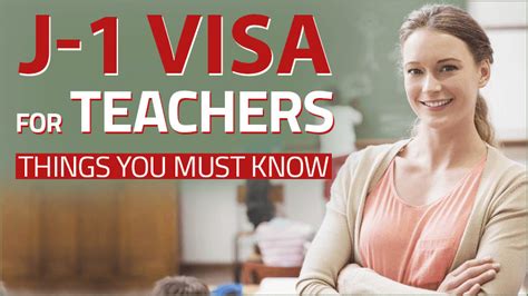 J1 Visa For Teachers: Things You Must Know.
